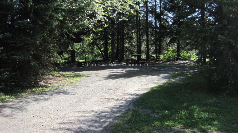 Campsite 18e in Moose Lake State Park Campground at Moose Lake State